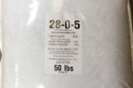 28-0-5 50 pound fertilizer bag
