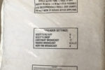 50 pound fertilizer bag