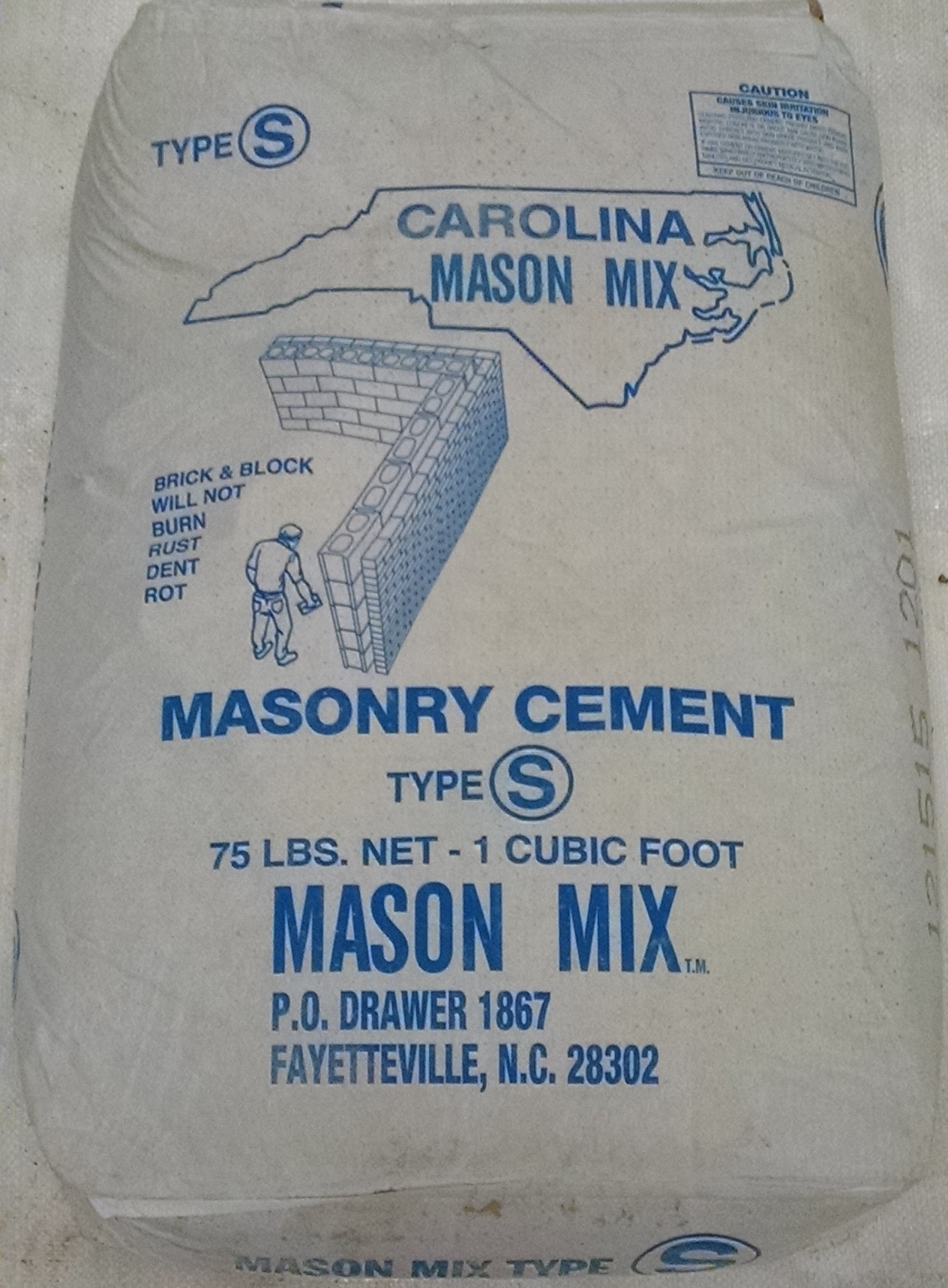 Type S Cement type 1 Atlantic Mulch